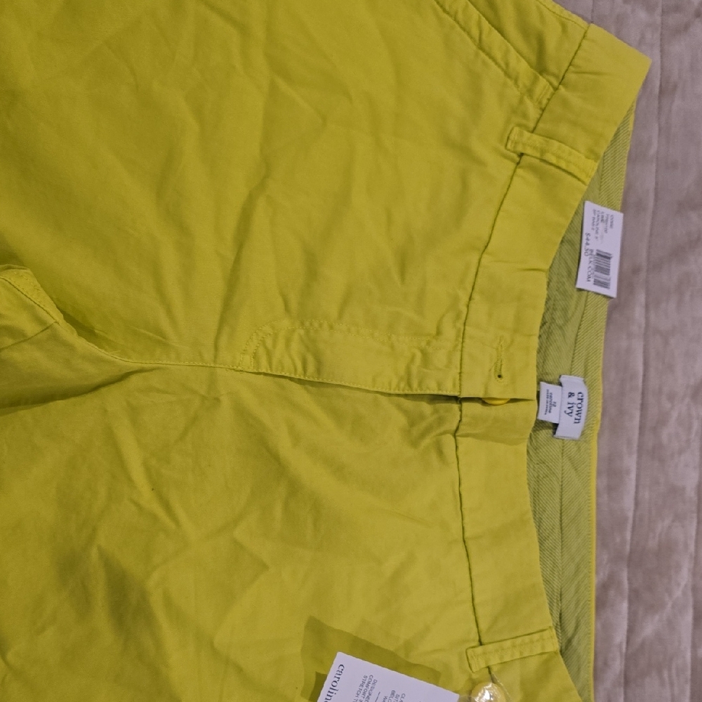 crown & ivy Bright Yellow Women's Shorts